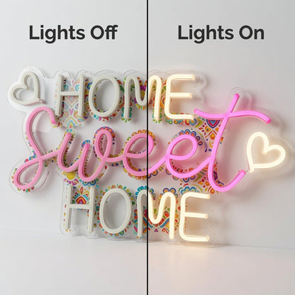Home Sweet Home Wall Decor LED Neon Sign - Shineneon