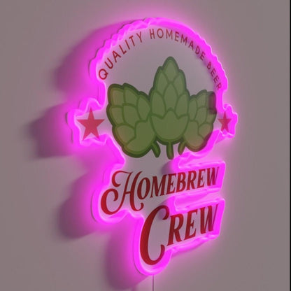 Homebrew Crew Rgb Led Neon Sign - Shineneon