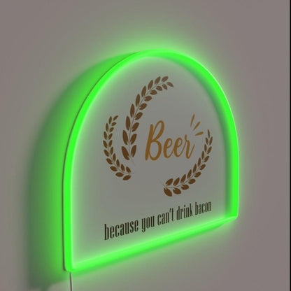 Homebrewer The Brewer Beer Beer Lover Rgb Led Neon Sign - Shineneon