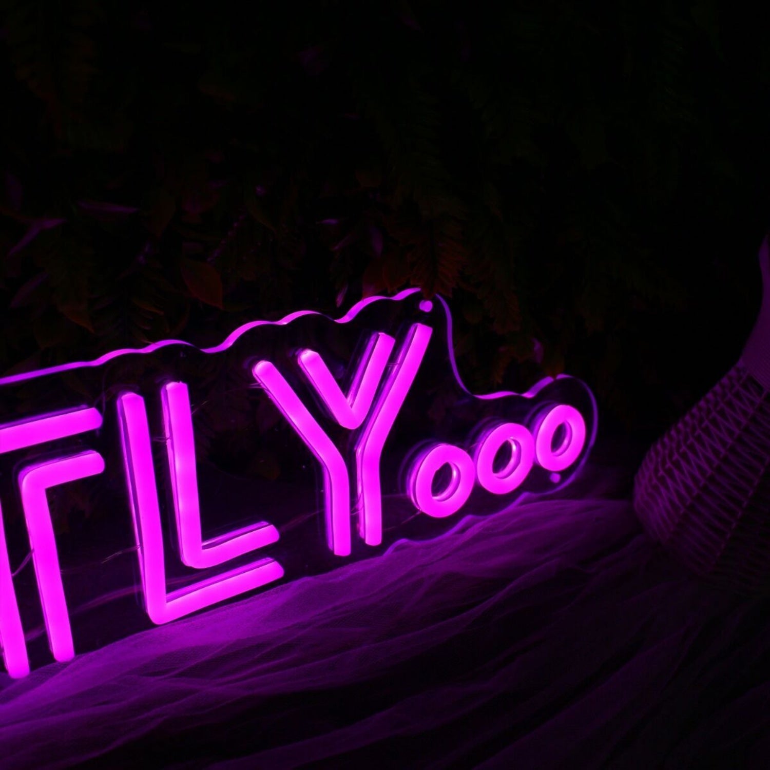 Honestly Dark Purple Led Neon Sign - Shineneon