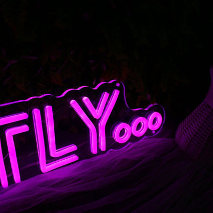 Honestly Dark Purple Led Neon Sign - Shineneon