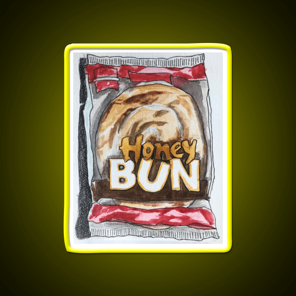 Honey Bun Snack Food Led Neon Sign Rgb Color - Shineneon