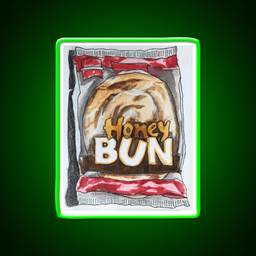 Honey Bun Snack Food Led Neon Sign Rgb Color - Shineneon
