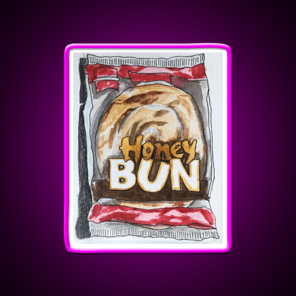 Honey Bun Snack Food Led Neon Sign Rgb Color - Shineneon