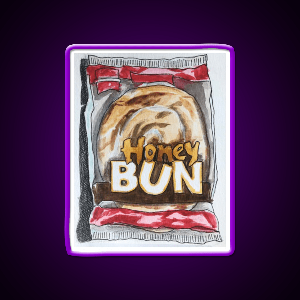 Honey Bun Snack Food Led Neon Sign Rgb Color - Shineneon