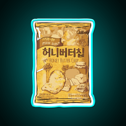 Honey Butter Potato Chips Snack Food Led Neon Sign Rgb Color - Shineneon