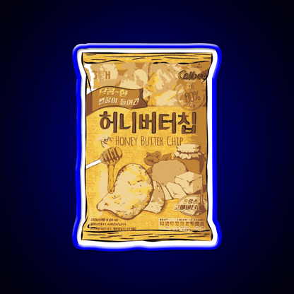 Honey Butter Potato Chips Snack Food Led Neon Sign Rgb Color - Shineneon