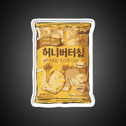 Honey Butter Potato Chips Snack Food Led Neon Sign Rgb Color - Shineneon