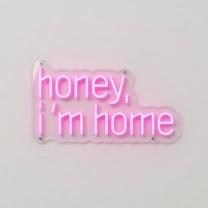 Honey I M Home LED Neon Sign - 01 Original Product Image