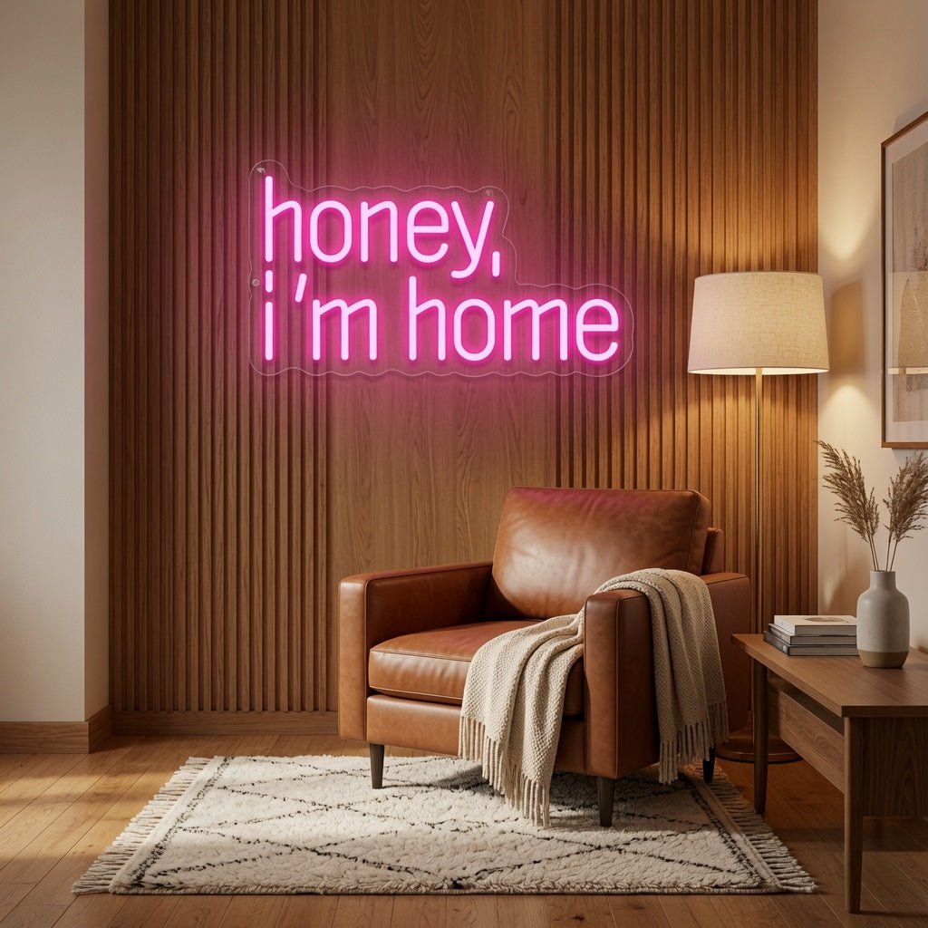 Honey I'm Home LED Neon Sign - Shineneon