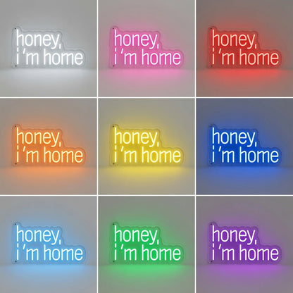 Honey I'm Home LED Neon Sign - Shineneon
