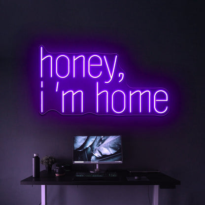 Honey Im Home Led Neon Sign For Home Decor - Shineneon