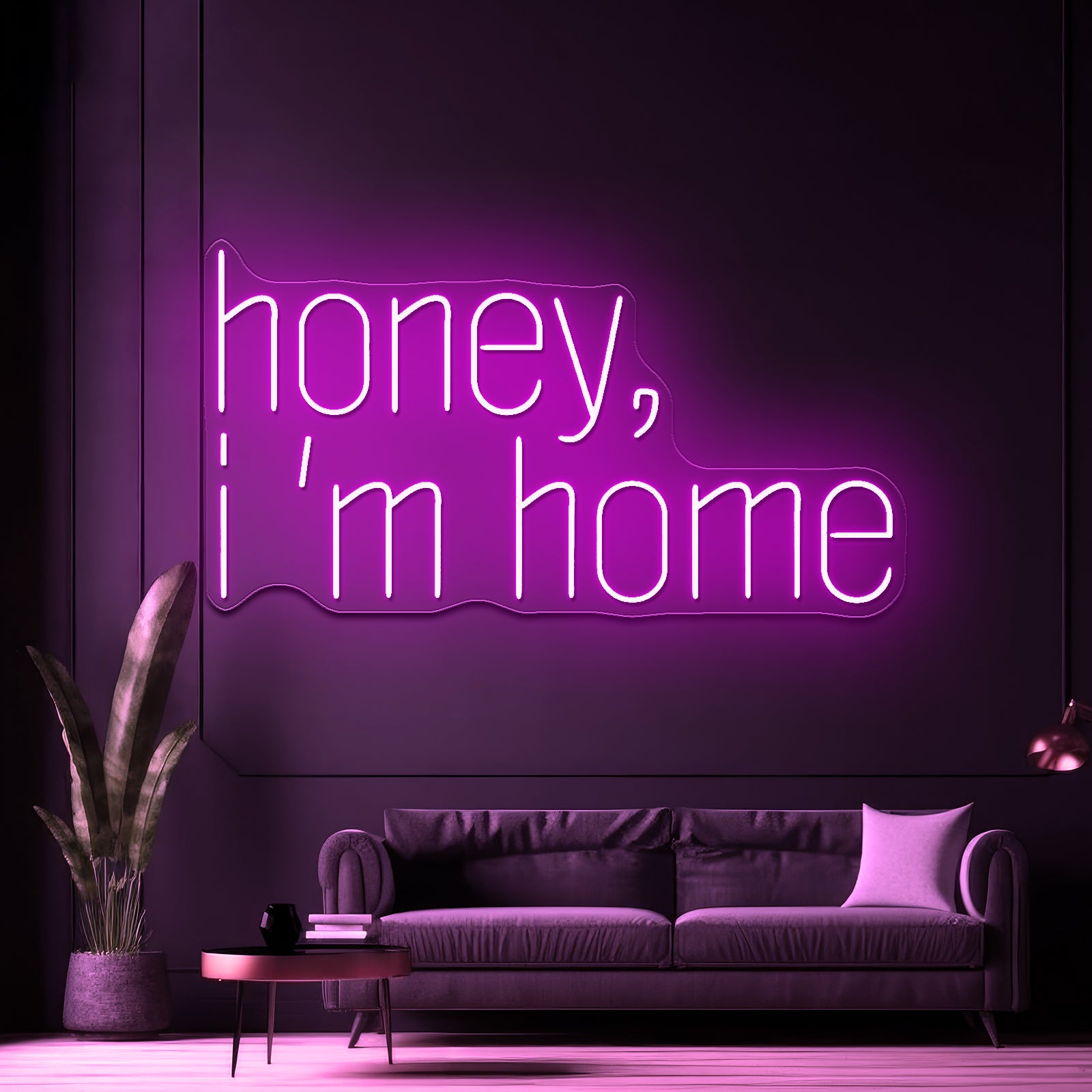 Honey Im Home Led Neon Sign For Home Decor