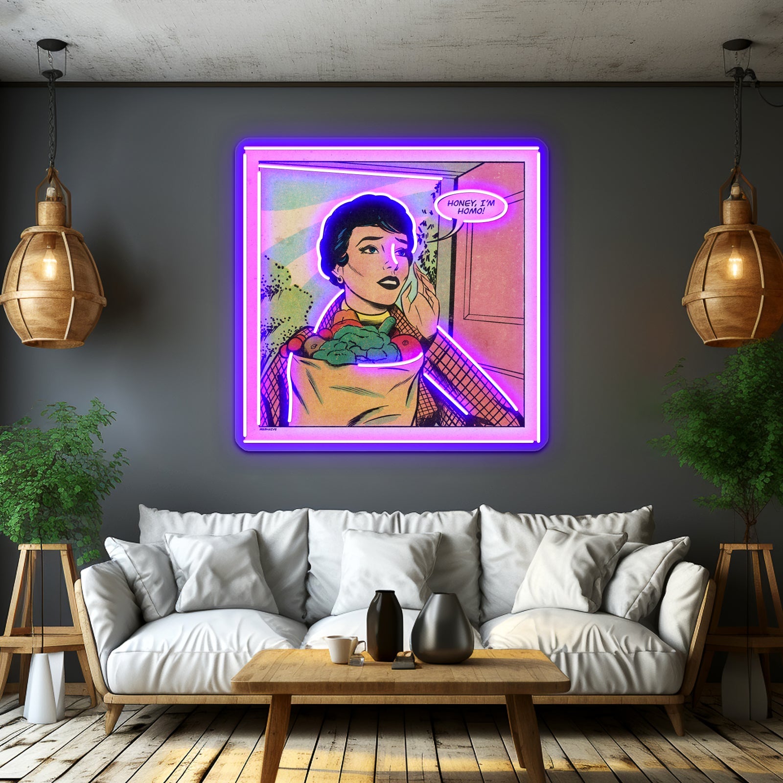 Honey Im Homo Artwork Led Custom Signs - Shineneon