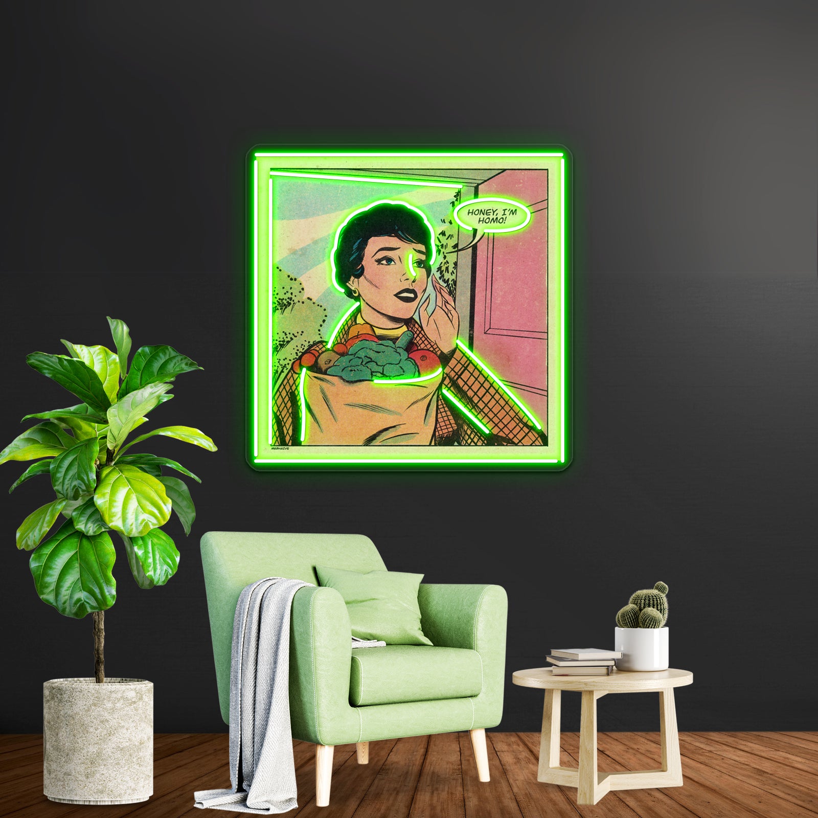 Honey Im Homo Artwork Led Custom Signs