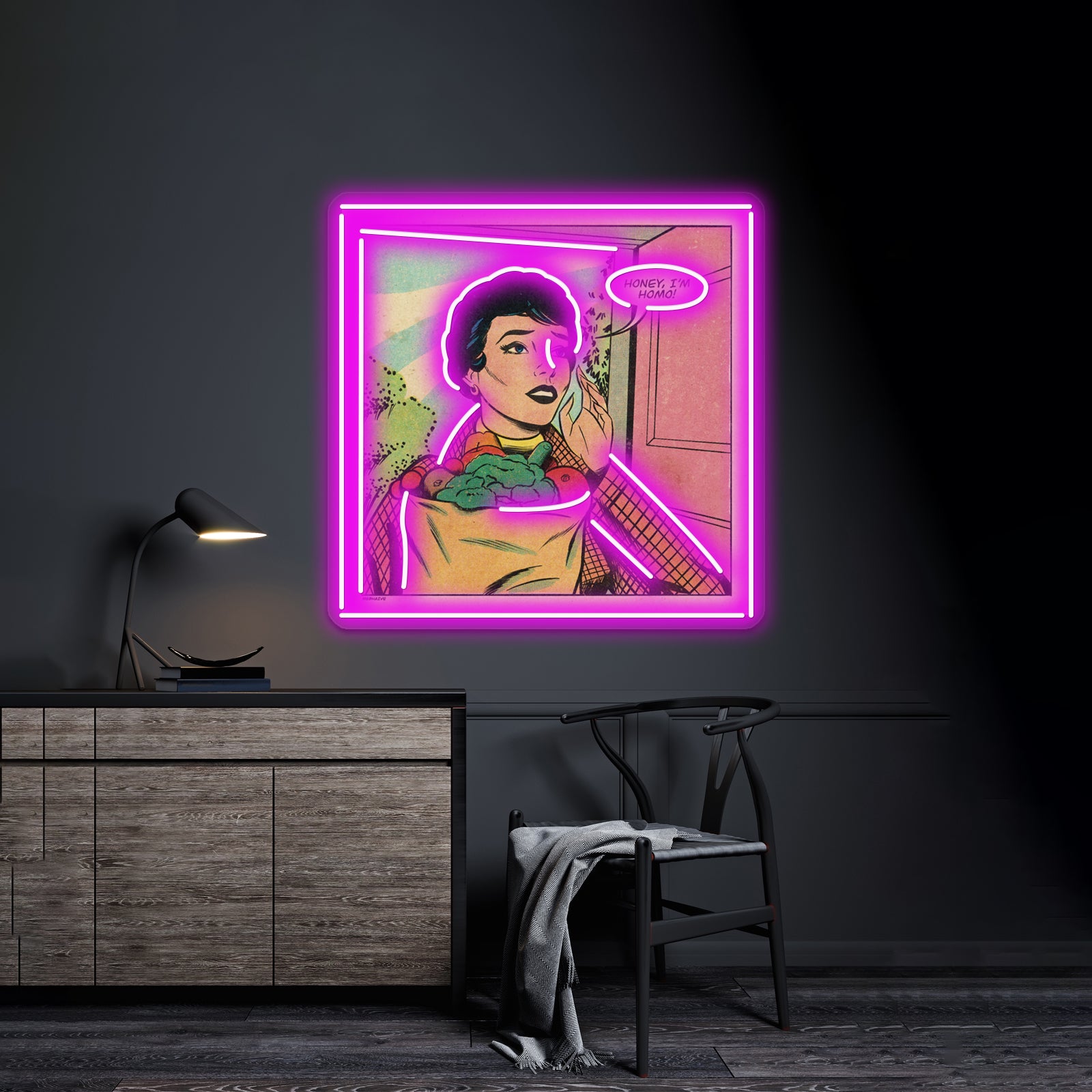 Honey Im Homo Artwork Led Custom Signs