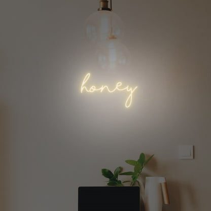 Honey Led Neon Sign Wall Art | Shineneon