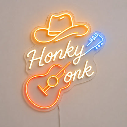 Honey Tonk Guitar Neon Sign LED Neon Sign main product image