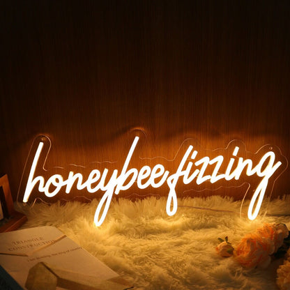 Honeybee Dizzing Yellow Led Neon Sign | Shineneon