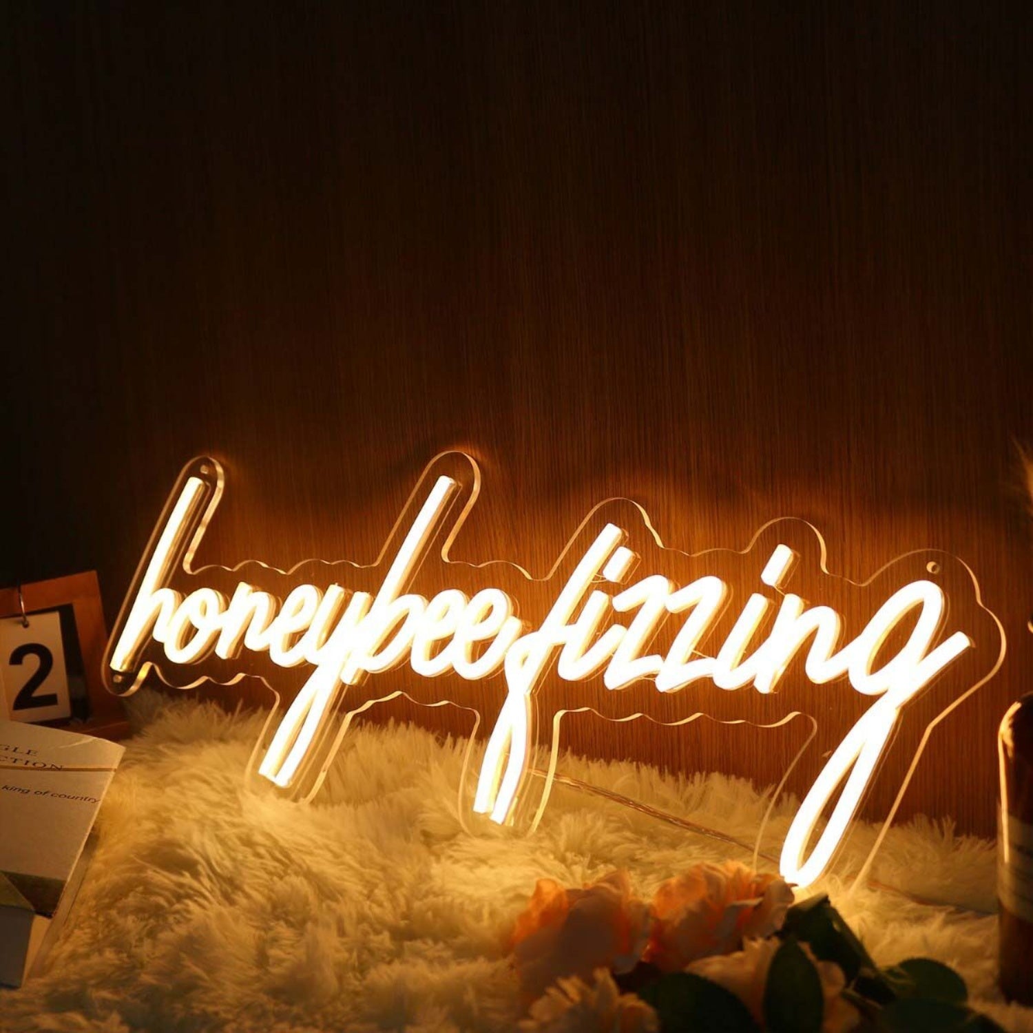 Honeybee Dizzing Yellow Led Neon Sign - Shineneon