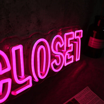 Honeys Closet Pink Led Neon Sign - Shineneon