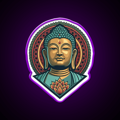 Hong Kong Tian Tan Buddha Led Neon Sign Chinese Food Rgb Color - Shineneon