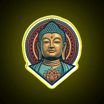 Hong Kong Tian Tan Buddha Led Neon Sign Chinese Food Rgb Color - Shineneon