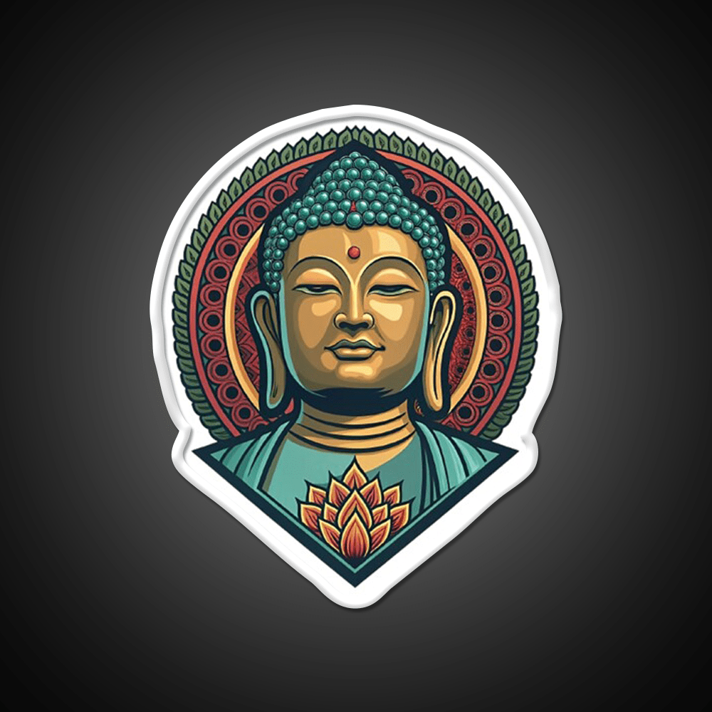 Hong Kong Tian Tan Buddha Led Neon Sign Chinese Food Rgb Color - Shineneon