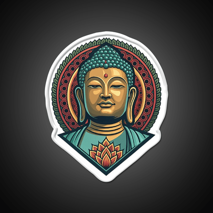 Hong Kong Tian Tan Buddha Led Neon Sign Chinese Food Rgb Color - Shineneon