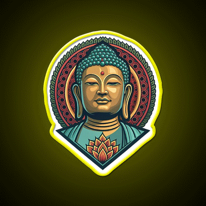 Hong Kong Tian Tan Buddha Led Neon Sign Chinese Food Rgb Color