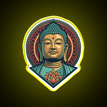 Hong Kong Tian Tan Buddha Led Neon Sign Chinese Food Rgb Color