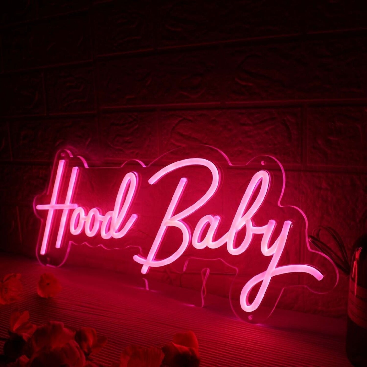 Hood Baby Red Led Neon Sign - Shineneon