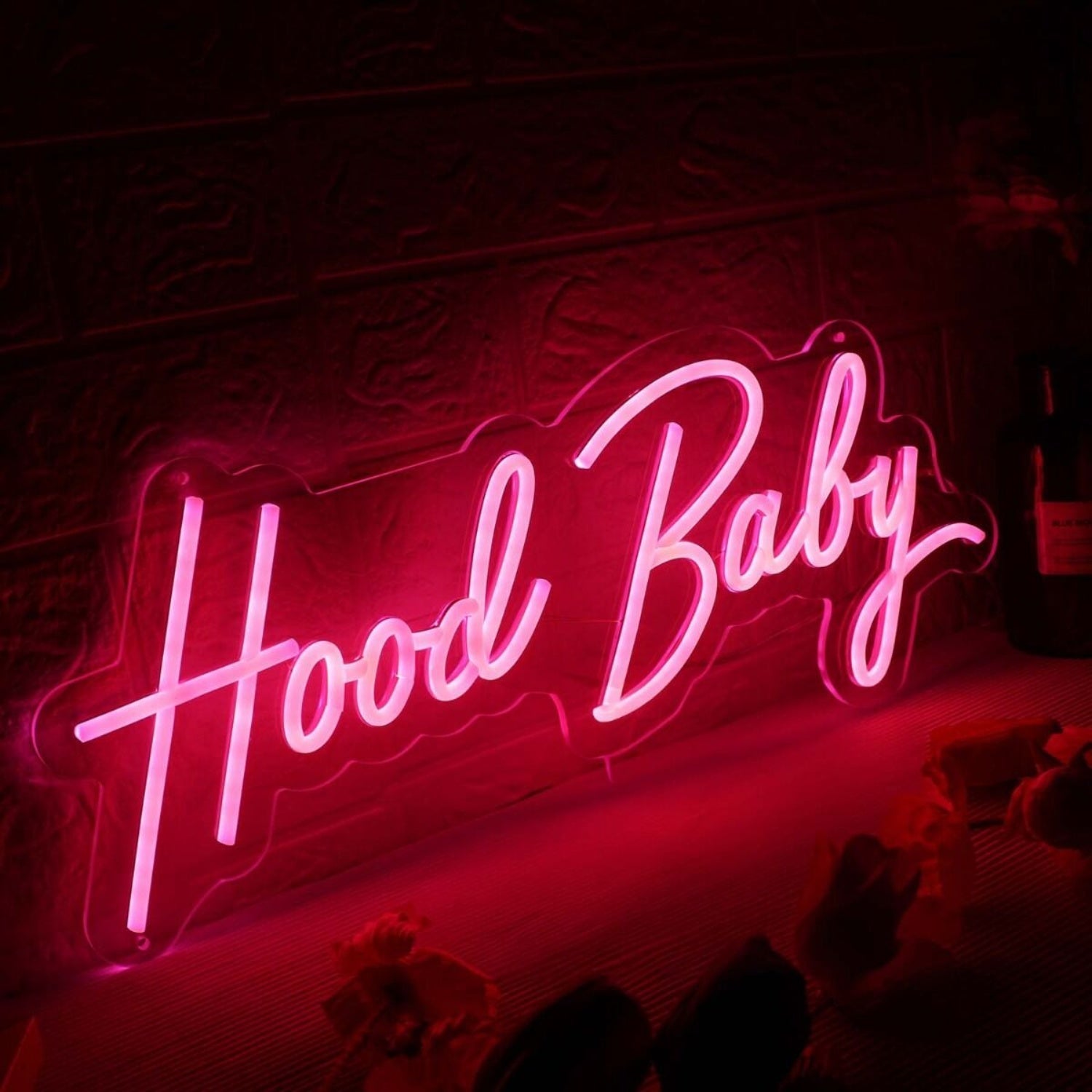 Hood Baby Red Led Neon Sign - Shineneon