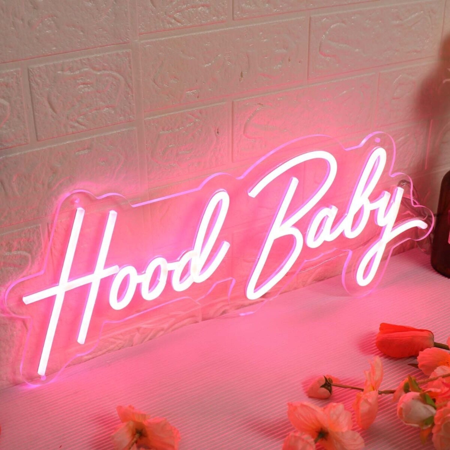 Hood Baby Red Led Neon Sign - Shineneon