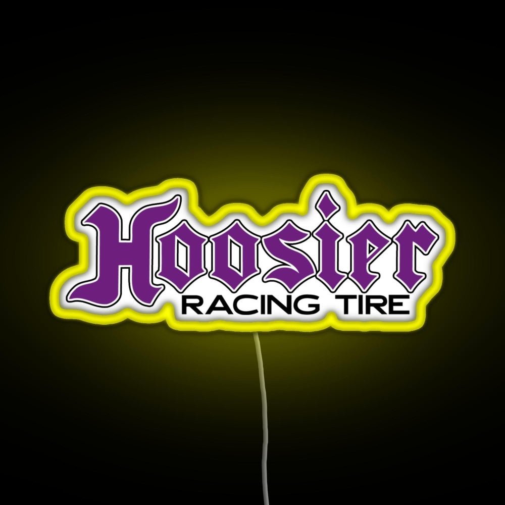 Hoosier Tire Rgb Led Neon Sign Pop Wall Art - Shineneon