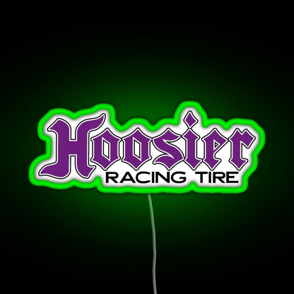 Hoosier Tire Rgb Led Neon Sign Pop Wall Art - Shineneon