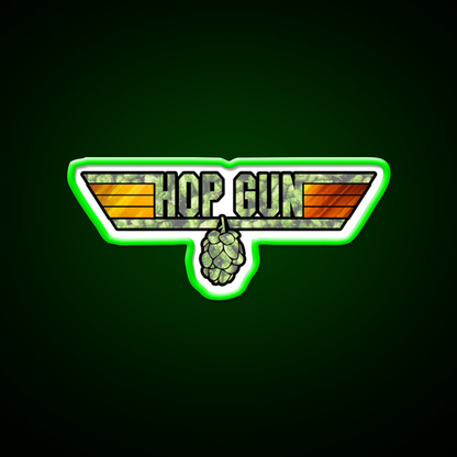 Hop Gun Beer Bar Decor Led Neon Sign Rgb Color - LED neon sign view 8