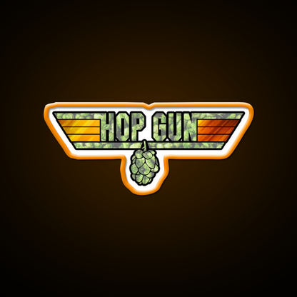 Hop Gun Beer Bar Decor Led Neon Sign Rgb Color - LED neon sign view 6
