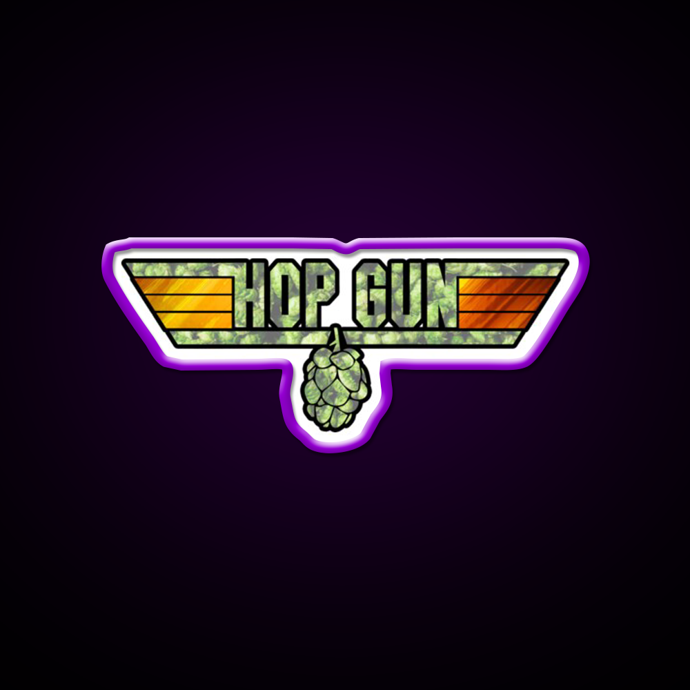 Hop Gun Beer Bar Decor Led Neon Sign Rgb Color - LED neon sign view 9