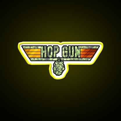 Hop Gun Beer Bar Decor Led Neon Sign Rgb Color - LED neon sign view 7