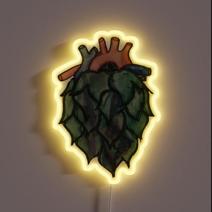 Hop Hearted Style 2 Rgb Led Neon Sign - Shineneon