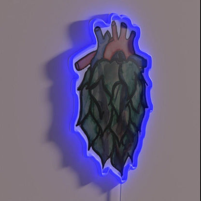 Hop Hearted Style 2 Rgb Led Neon Sign - Shineneon