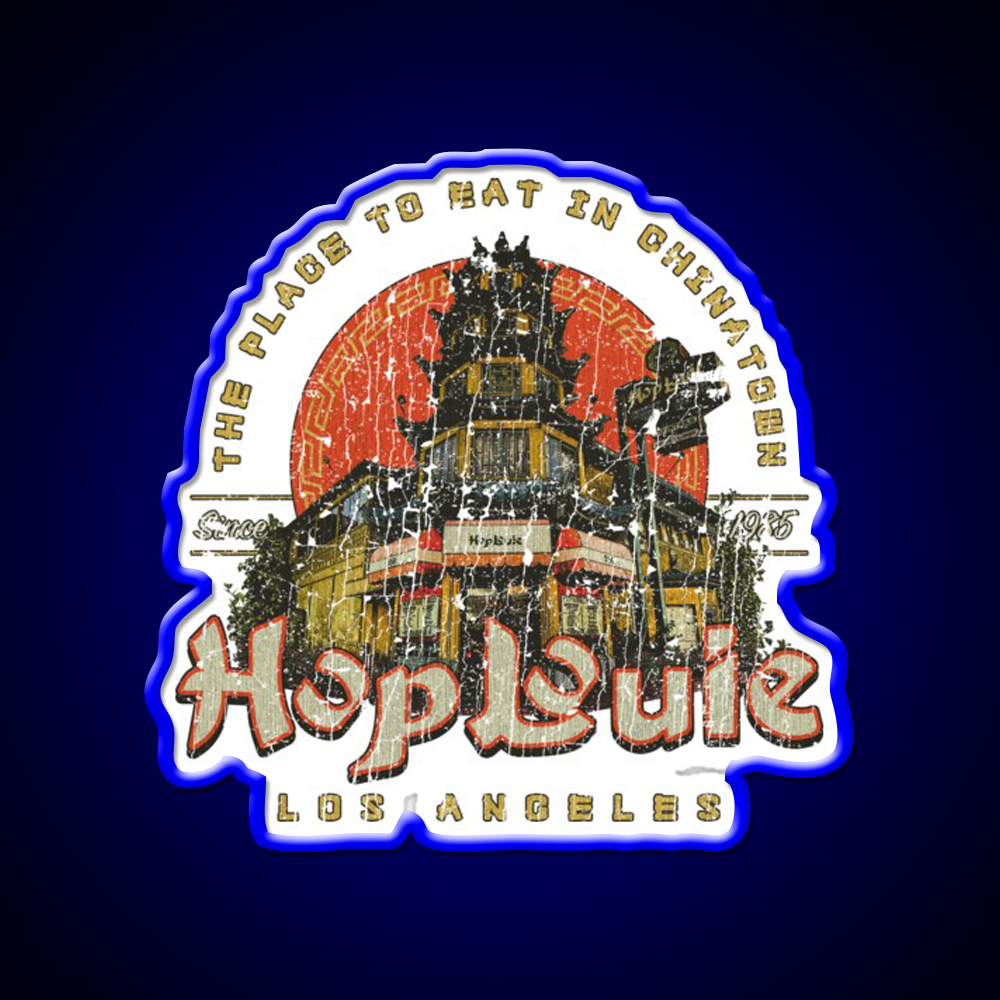 Hop Louie Los Angeles Led Neon Sign Chinese Food Rgb Color
