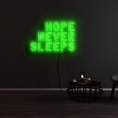 Hope Never Sleeps Led Neon Sign | Shineneon