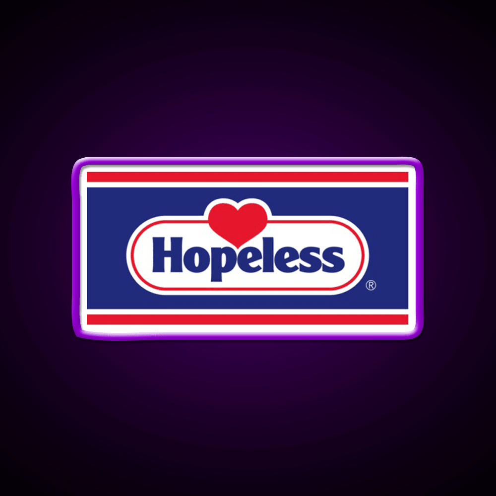 Hopeless Nihilistic Parody Of Snack Brand Logo Snack Food Led Neon Sign Rgb Color - Shineneon