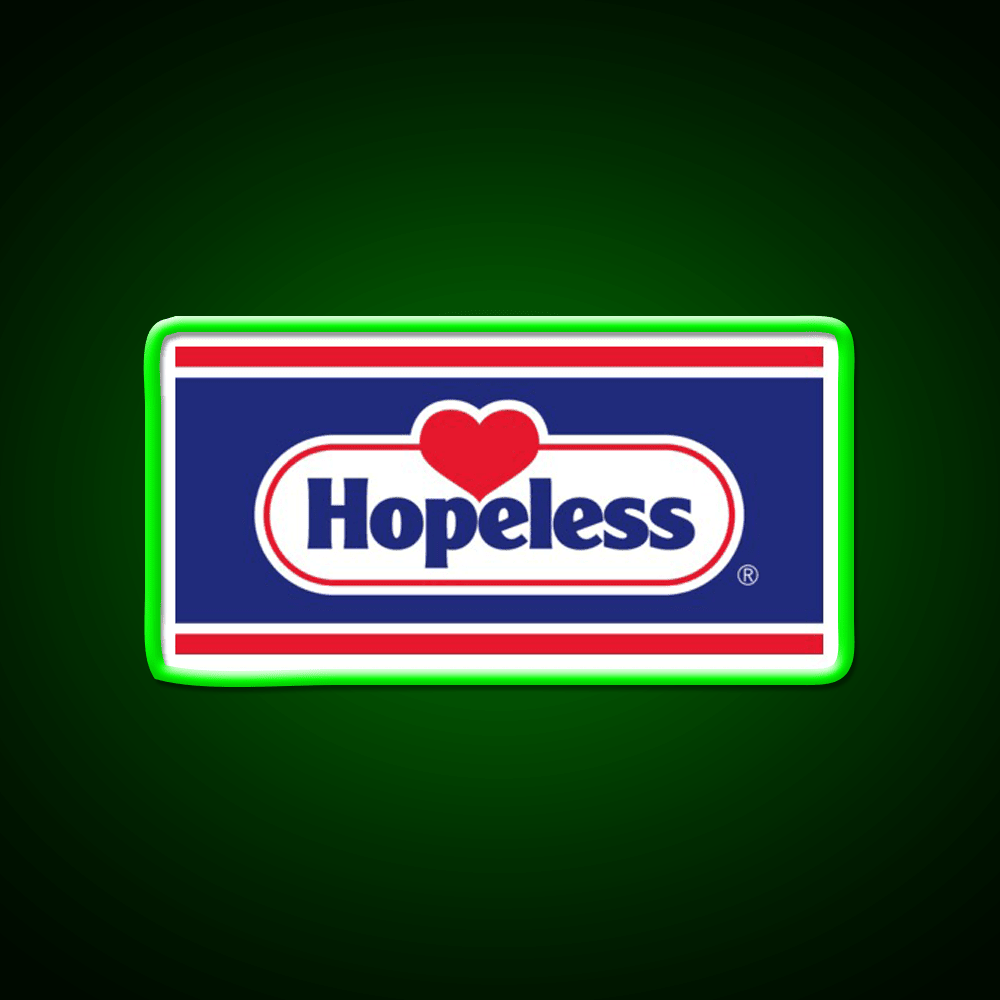 Hopeless Nihilistic Parody Of Snack Brand Logo Snack Food Led Neon Sign Rgb Color - Shineneon