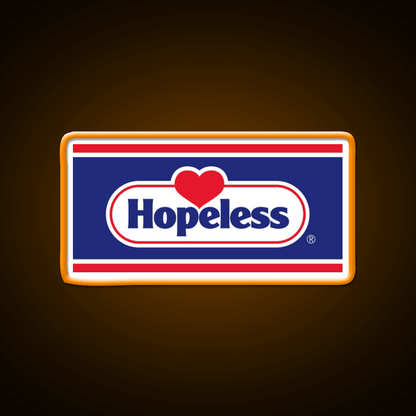 Hopeless Nihilistic Parody Of Snack Brand Logo Snack Food Led Neon Sign Rgb Color - Shineneon