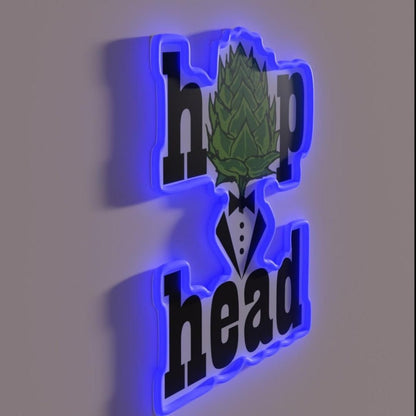 Hophead Rgb Led Neon Sign Bar Wall Decor - Shineneon