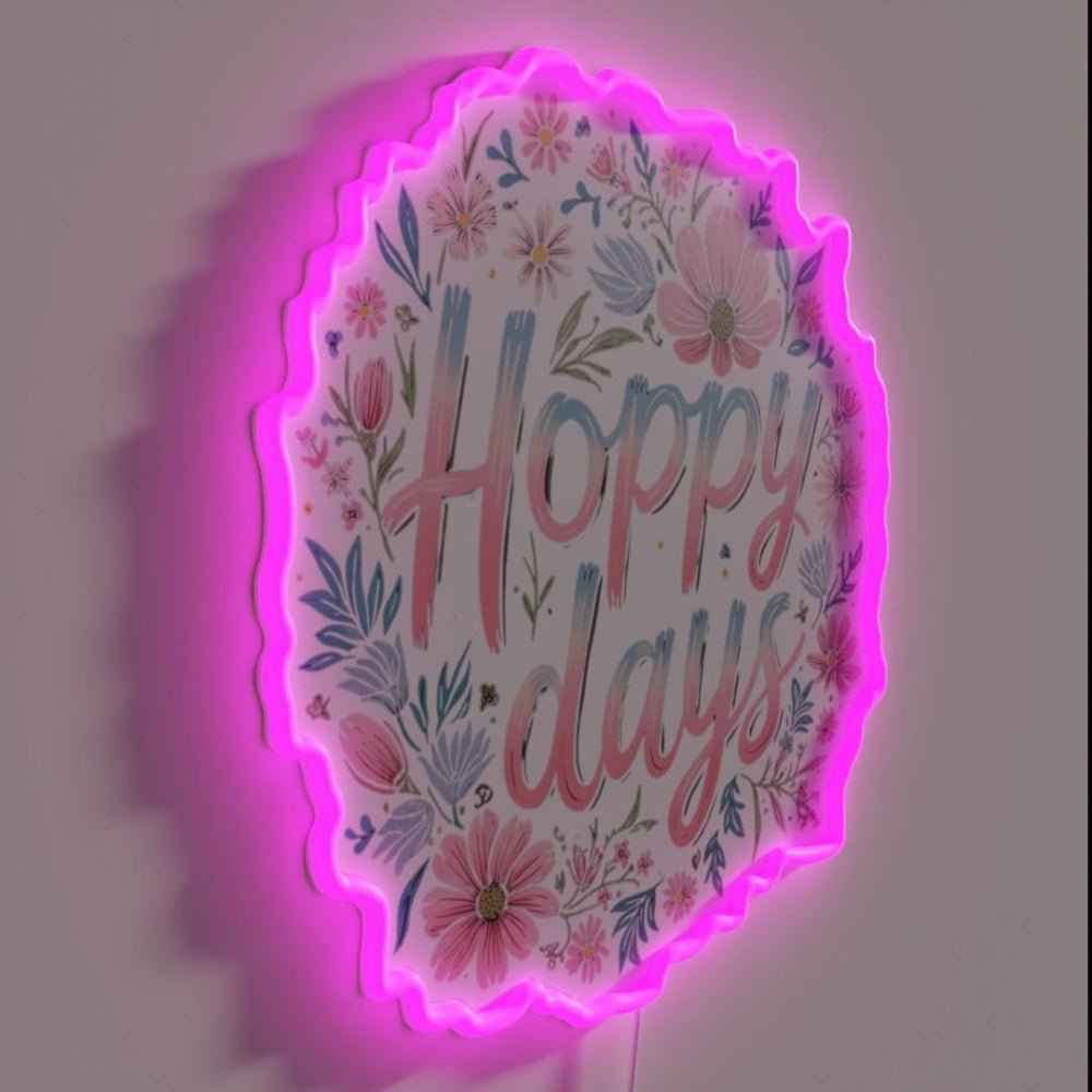 Hoppy Days Rgb Led Neon Sign - Shineneon