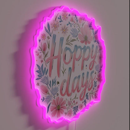 Hoppy Days Rgb Led Neon Sign - Shineneon
